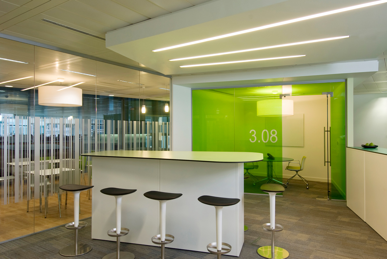 Workplace analysis and space planning - informal meeting area