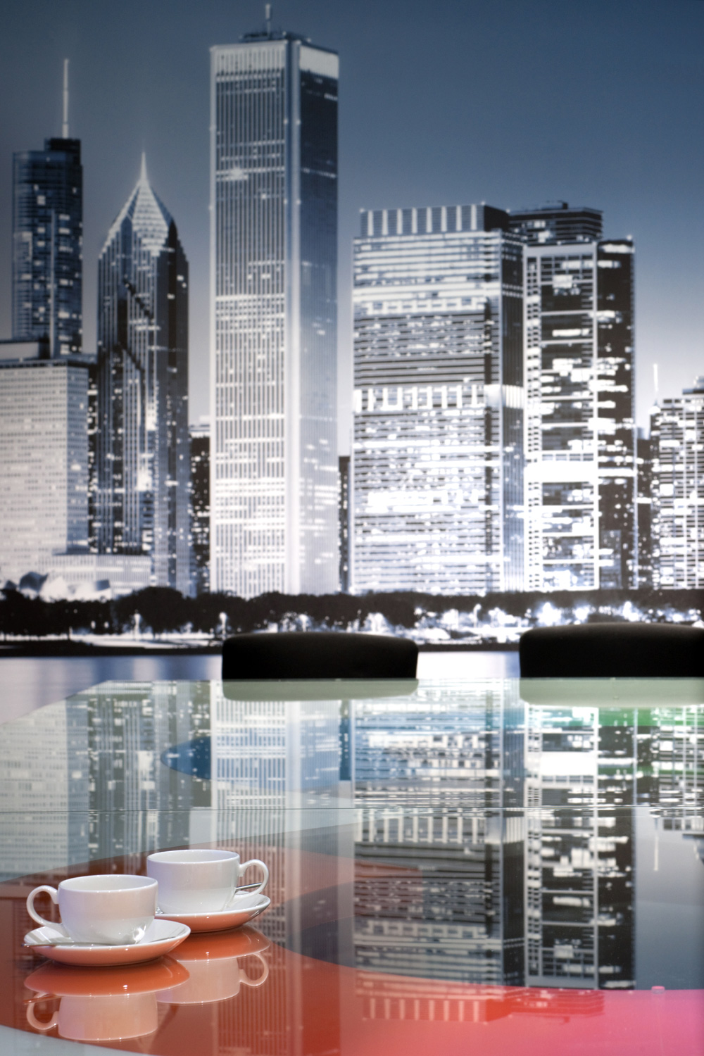 Innovative technology office design, Walbrook Builidng, London - themed wall graphics to meeting rooms