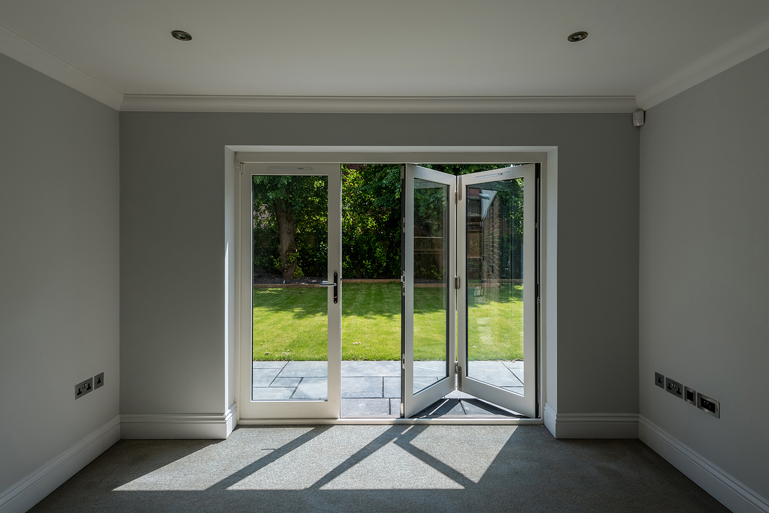 New lounge through to garden