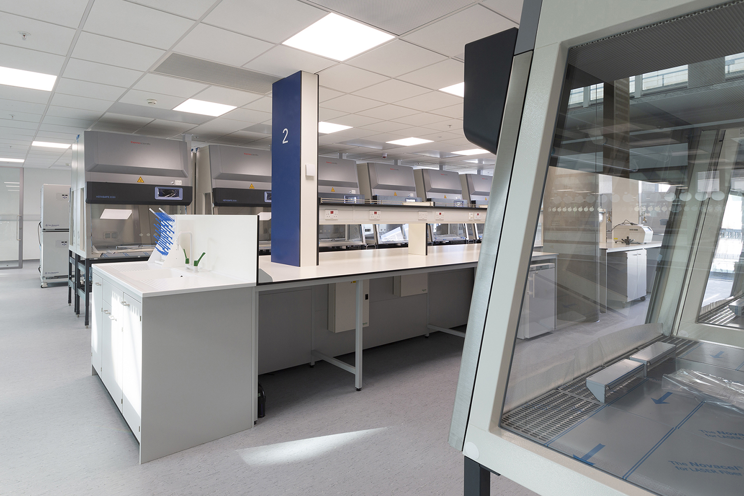 Laboratory design for cancer research company