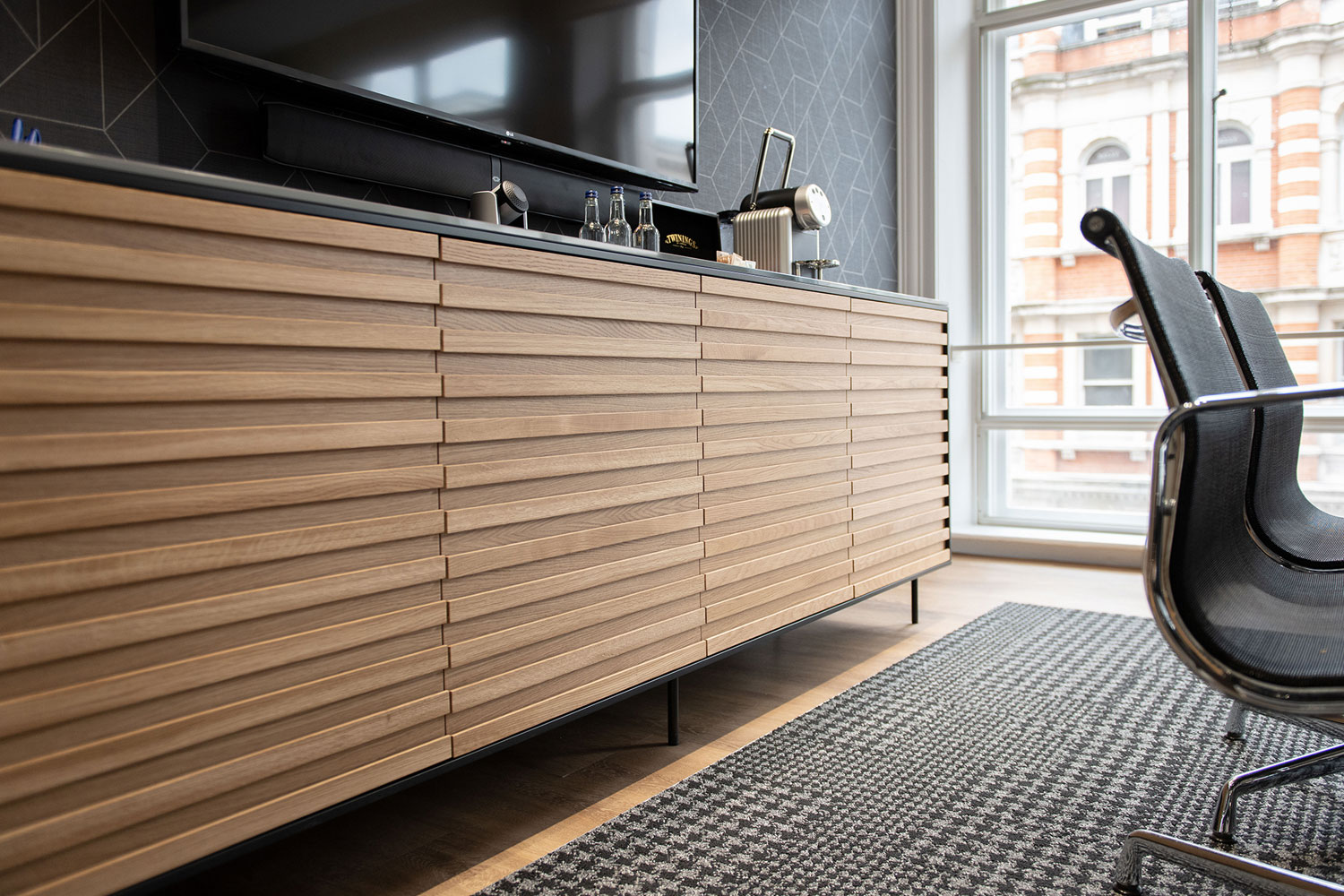 Gazeley credenza detail