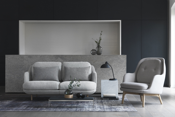Blog - Our top ten hygge products, Fritz Hansen Lune Sofa