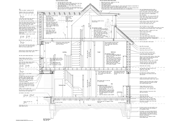 Residential process - Building regs drawing