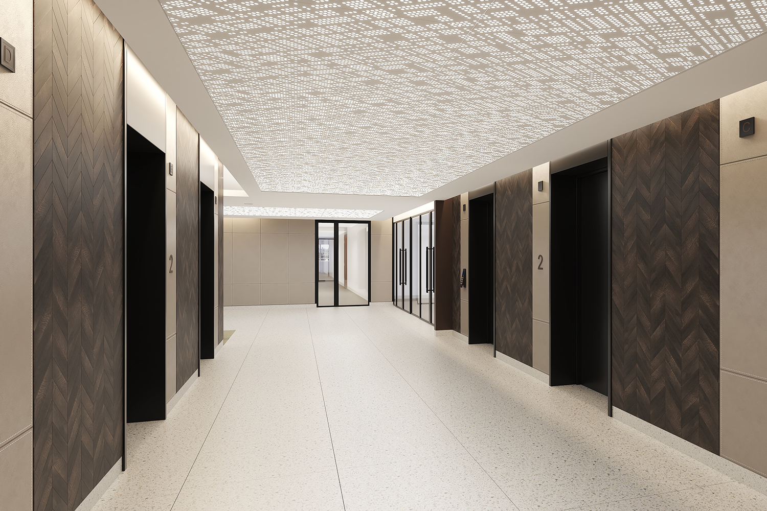 Devonshire House Lift Lobby