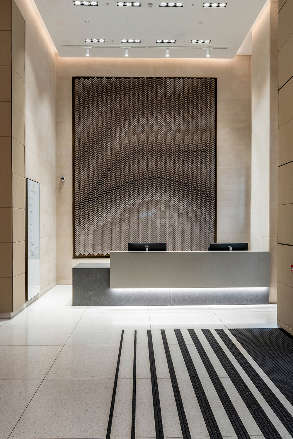 Devonshire House reception - desk view