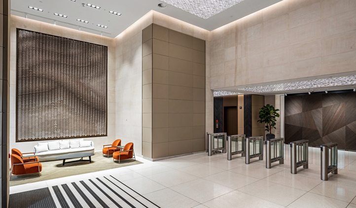 Devonshire House reception - soft seating view
