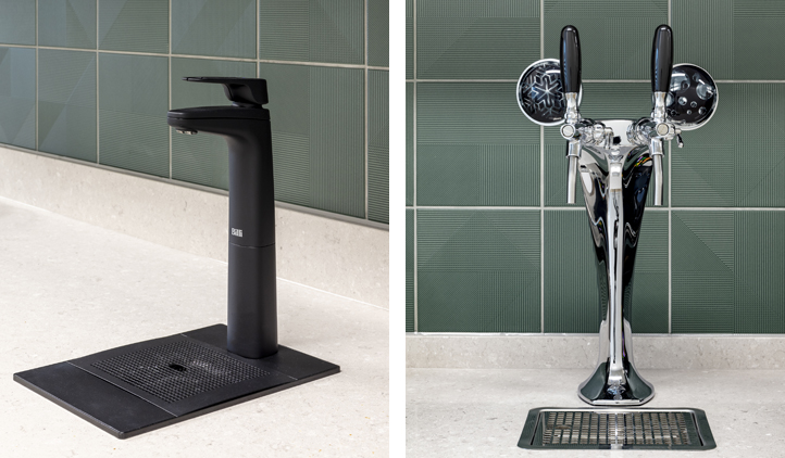 Ice-cold water taps